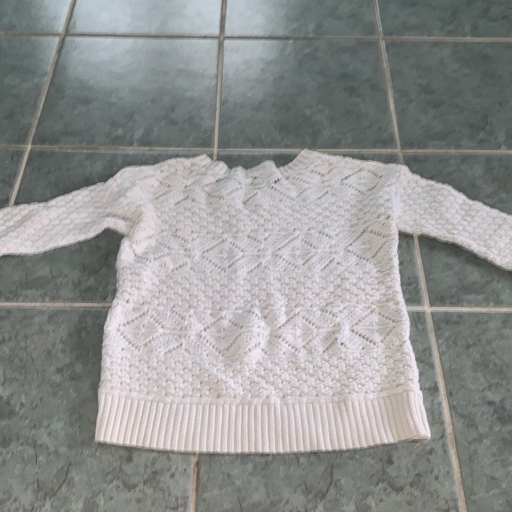 American Eagle Outfitters white sweater